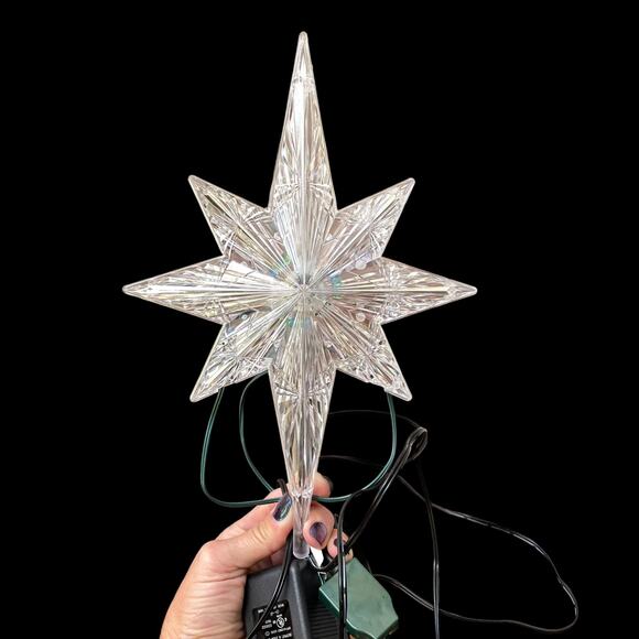 LED Bethlehem Star Tree Topper Ornament Color Changing Christmas Lights Accent - Picture 5 of 16